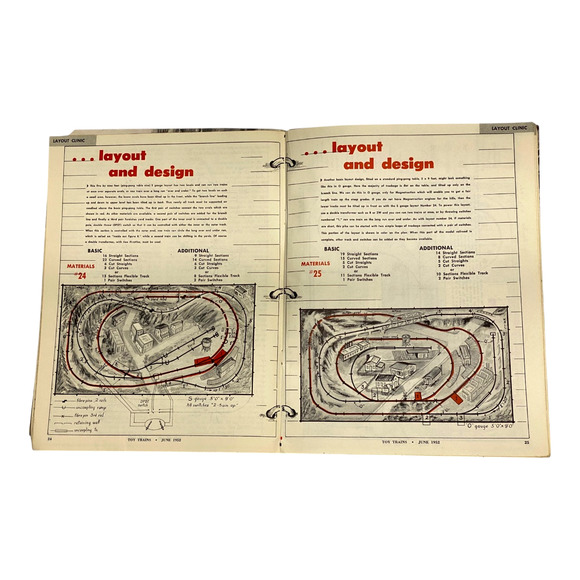 Toy Trains 1952 June Herb Mott Cover and Oct Frank Ellison Layout Magazines A988 - Picture 5 of 8